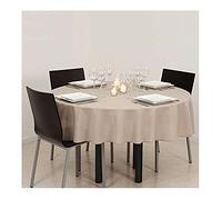 Nappe ronde anti-tâche Lin