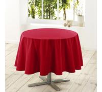 Douceur d'Intérieur – Nappe ronde unie ESSENTIEL – Ø 180 cm – Rouge