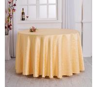 Nappe ronde de 240 cm en polyester imperméable et lavable pour extérieur, salle à manger, jardin, fêtes, barbecues, usage domestique