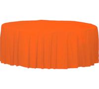 Nappe ronde en plastique Amscan, 12 pièces SG13698 (213 cm) (Orange)