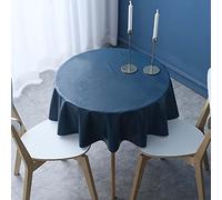 Nappe ronde en PVC - Imperméable et anti-taches - Pour décoration de table de cuisine et d'intérieur - Facile à nettoyer - 260 cm