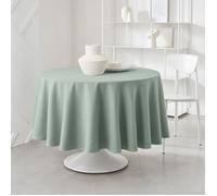 Nappe ronde en tissu ""Essential"" - Vert céladon - D 180 cm