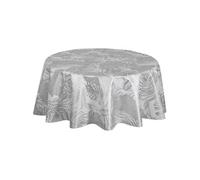 - Nappe ronde en toile cirée nacrée VITALI - Diam. 150 cm - Blanc - Vitali