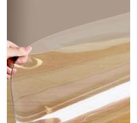 Nappe ronde imperméable en PVC transparent de 170 cm pour tables de salle à manger, cuisine et bureau. Facile à nettoyer, idéale pour la maison et les événements.