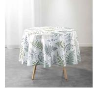 Douceur d'Intérieur Nappe ronde Melisandre – Anti-tache, polyester imprimé, Diamètre 180 cm