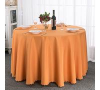 Nappe ronde pour hôtel, diamètre 260 cm, anti-taches, infroissable, utilisation intérieur/extérieur, durable, design élégant pour salle à manger, fêtes et événements