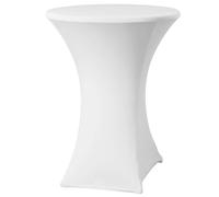 Nappe ronde pour symposium, diamètre 70 cm - blanche