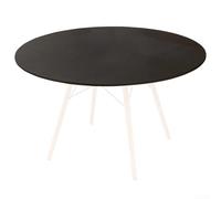 Nappe ronde réversible avec haute élasticité et tissu imperméable résistant aux taches, parfaite pour couvrir des tables rondes dans différents décors (100 cm)