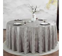 Nappe Ronde Toile Cirée Impermeable,Nappe De Table PVC,Nappe Imprimé Anti-Taches,Nappe Moderne Pour Décoration De Table De Cuisine, Mariage, Terrasse, Dressage De Table De Café I,Diameter 240 cm