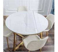 Nappe Ronde Transparente en PVC, Nappe en Plastique Souple, Nappe Transparente, épaisseur 1,0 Mm, Nappes Imperméables Et Jetables., Color, 31.5 inch (Round)