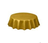 Unique Party - 50035 - Nappe Ronde en Plastique - 2,13 m - Or