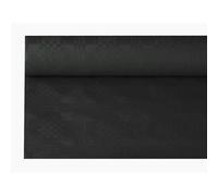 Nappe rouleau - DAMASSÉE - 8 m x 1,2 m - Noir - Synthétique - Uni