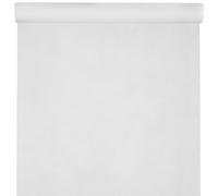 Santex mariage Nappe Rouleau Harmony intissé Opaque 10m, Blanc