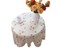 Nappe rustique en dentelle brodée colorée pour décoration d'intérieur