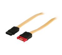 Nappe SATA 6Gb 7 broches mâle femelle 0.5m Jaune