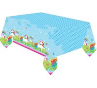 Nappe synthétique Amscan avec motif de licorne SG13705 (taille unique) (Coloré)