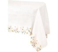 nappe tissu polyester marguerite 145x240cm blanc - générique 95198 Blanc G