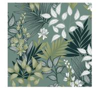 Nappe Toile cirée 140 x 300 cm - Paloma Vert - Imperméable et Antitache - Nappe roulée et sans plis
