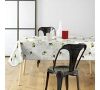 Douceur d'Intérieur Nappe toile cirée Andalousie 140 x 240 cm PVC photoprint Vert