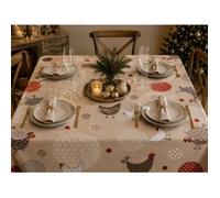 Nappe Toile cirée au mètre Cocotte a pois
