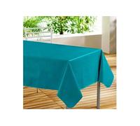 Douceur d'Intérieur Nappe toile cirée Declino rectangulaire 140 x 240 cm Bleu