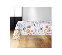 Douceur d'Intérieur – Nappe rectangle Kitchen Multico – PVC imprimé – 140 x 240 cm