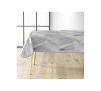 Nappe Toile Cirée "Marbrelle" 140x240cm Gris