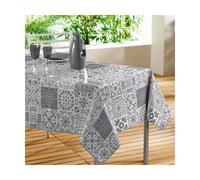 Nappe Toile Cirée "Persane" 140x240cm Gris