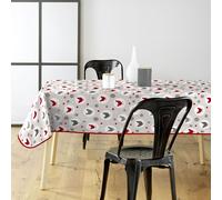 Douceur d'Intérieur – Nappe Suzette rectangulaire 140×240 cm PVC imprimé naturel