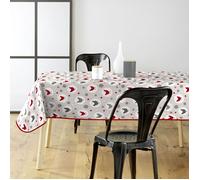 Douceur d'Intérieur – Nappe Suzette rectangulaire 140×240 cm PVC imprimé naturel