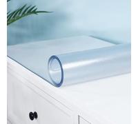 Nappe transparente 70 x 140 cm - Imperméable et résistante aux hautes températures adaptée aux enfants - Coupe personnalisée - Finition mate durable - Parfaite pour les événements et l'utilisation à