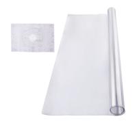 Nappe Transparente en PVC Carrée 1372x1372x1,5 mm pour Protection de Table