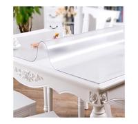 Nappe Transparente épaisse Imperméable et Résistante à L’Huile Crystal PVC Table Protector Convient aux Surfaces de Table aux Meubles et aux Sols,52×70in