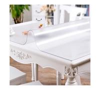 Nappe Transparente épaisse Imperméable et Résistante à L’Huile Verre Souple Table Convient aux Surfaces de Table aux Meubles et aux Sols,40×72in