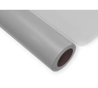 Nappe Transparente Gris épaisseur 0,30 mm - Film Protecteur PVC Facile d’Entretien - pour Table et Meuble - Imperméable et Anti-tâche - (Roulée sur Tube et sans Plis) (Rectangle 140 x 400 cm)