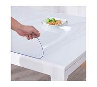 Nappe Transparente PVC Rectangle Couvercle De Table,ImperméAble RéSistant à La Chaleur RéSistant Aux Rayures Facile Nettoyer,Convient pour La Table Basse De Cuisine(Grosor:1.5mm,Talla:90x160cm)