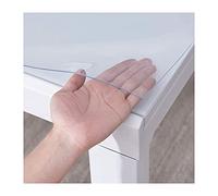 Nappe Transparente PVC Rectangle Couvercle De Table,ImperméAble RéSistant à La Chaleur RéSistant Aux Rayures Facile Nettoyer,Convient pour La Table Basse De Cuisine(Grosor:1mm,Talla:75x125cm)