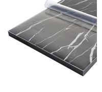 Nappe Transparente Rectangulaire 95x175cm, Premium Résistant à L'usure, Anti-Brûlure, Protection Table Transparent Vendu Au Mètre, Différentes Tailles, Nappes pour Bureau, Jardin, Épaisseur 1.5mm