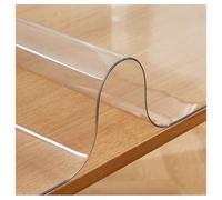 Nappe Transparente Rectangulaire en PVC,Protection Table Antitâche Durable,Inodore Imperméable Idéale pour Table à Manger Cuisine et Salle à Manger,40 * 200cm,3mm