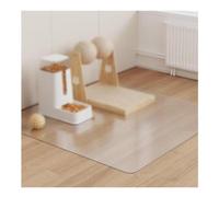 Nappe Transparente sur Mesure Imperméable et Résistante à L’Huile Protection de Table PVC Convient aux Surfaces de Table aux Meubles et aux Sols,18×54in