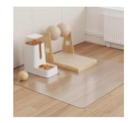 Nappe Transparente sur Mesure Imperméable et Résistante à L’Huile Tapis de Table en PVC Convient aux Surfaces de Table aux Meubles et aux Sols,32×54in