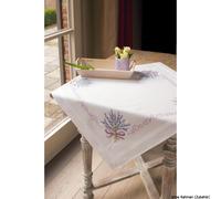 Nappe Vervaco "Bouquet de lavande", motif de broderie dessiné