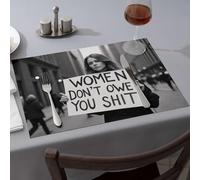 Nappe Western Women Don't Owe You Anything Sets de table lavables de qualité supérieure pour cuisine et salle à manger (1 pièce)