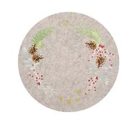 Napperon de Noël pour marque-place tourterelle 35 cm