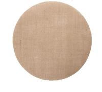 Napperon de Table Rond en Toile de Jute et Lin, 10 pièces, Tapis de Table for Table à dîner, Tasses à thé, Assiettes, Tapis for la Maison, décor de fête d'anniversaire, de Mariage(Size:35cm)