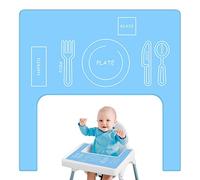 Napperon pour bébé, tapis de repas pour tout-petits - Napperon en silicone pour tapis alimentaire pour tout-petits,Tapis de repas pour bébé résistant aux taches, tapis de Table pour tout-petits, nappe