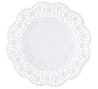 Napperon, rond, diamètre: 360 mm, blanc