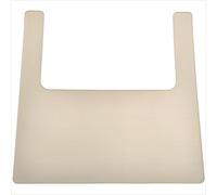 Napperons plats en silicone pour enfants,résistant à l'huile et aux taches,isolés,ménage Airways,tapis de table pour tout-petits,assiette à dîner-Beige-38x38cm