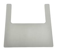 Napperons plats en silicone pour enfants,résistant à l'huile et aux taches,isolés,ménage Airways,tapis de table pour tout-petits,assiette à dîner-Silver Gris-38x38cm