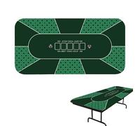 Nappes de casino, plateaux de table de poker | Tapis de poker Texas Hold'em 120 x 60 cm, couvre-tables de jeu, tapis de table, tapis de fête supérieur, collecte de fonds